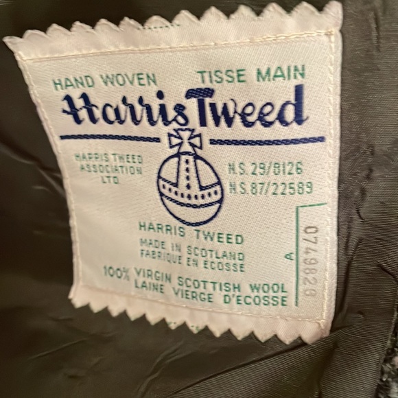 Harris Tweed Vintage sports jacket size 46L 1980s - Picture 5 of 11